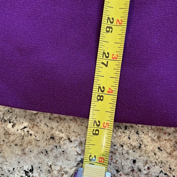 EUC Focus 2000 purple lined hidden button blazer - Picture 10 of 15